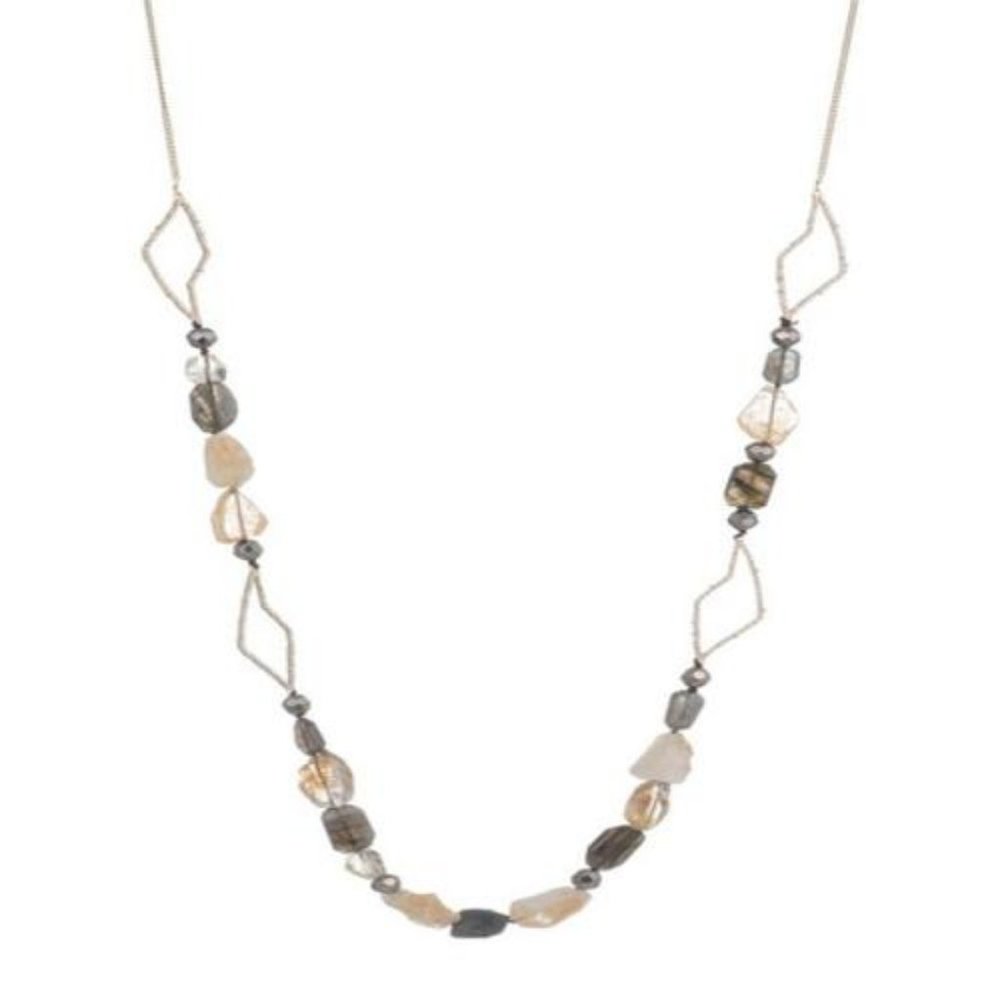 Alexis Bittar Gemstone & Crystal Beaded Necklace